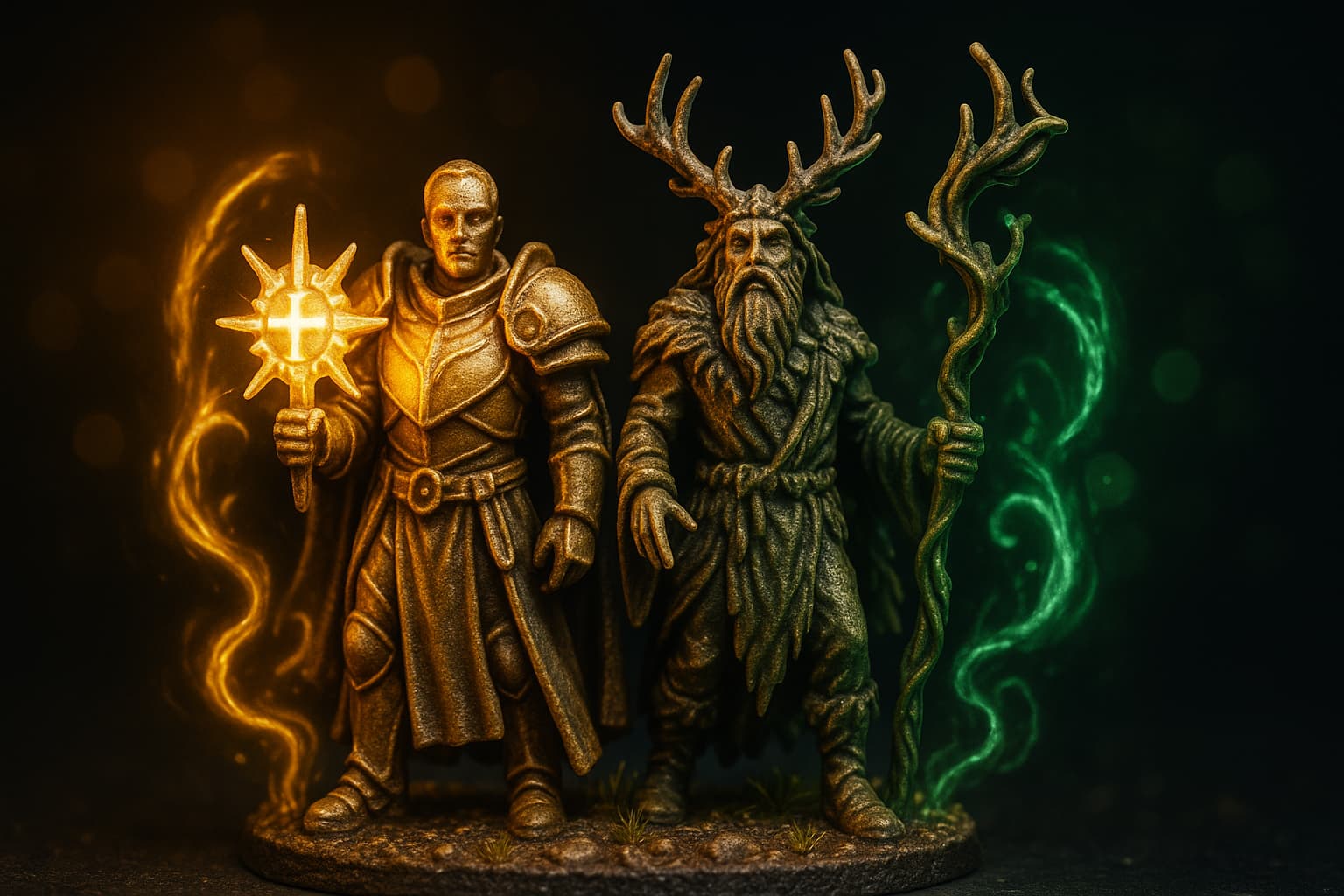 Figurine clerc DnD personnalisée : gardiens du divin