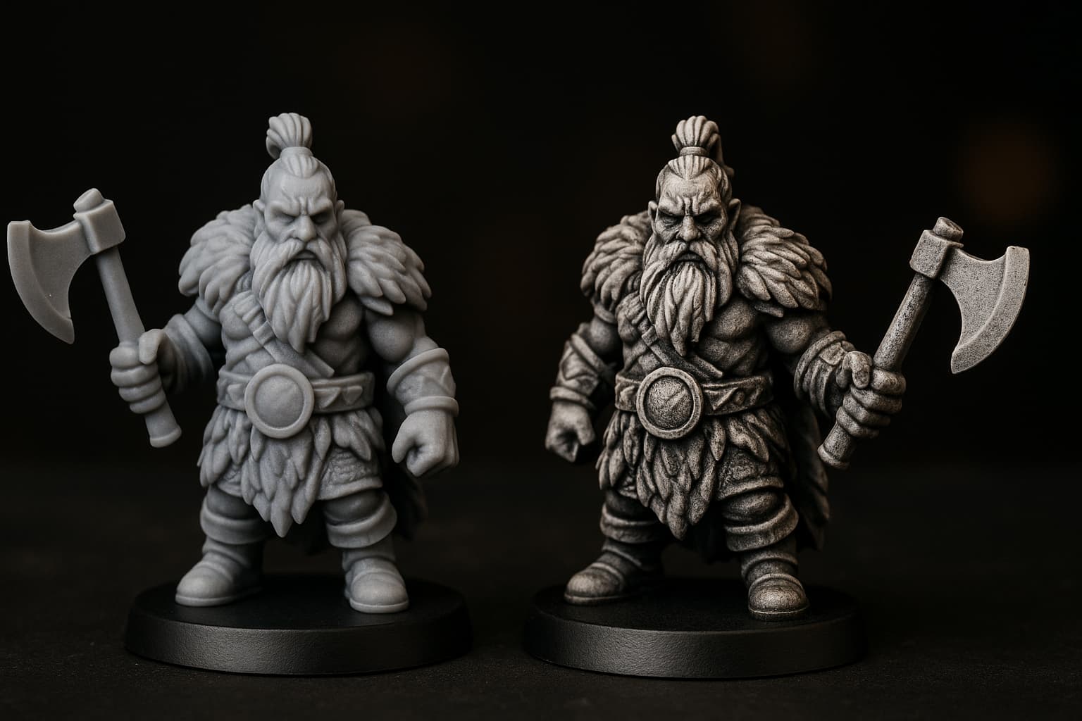 Figurine résine peinte JDR : que choisir pour votre héros ?