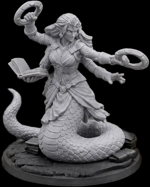 Figurine en finition brute